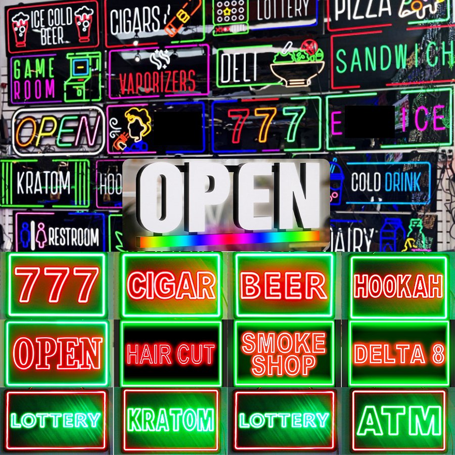 DropShipping 2024 Popular Night Light Decoration DC 12V Custom Neon Signs for Wedding Shop Bar Party No Moq